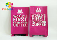 Gewohnheit Drucktropfenfänger-Kaffee-Seiten-Keil-Verpackentasche für Röstkaffee mit Ventil-und Zinn-Bindungs-Kaffeebohne-Pulver-Beutel