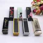 Wasserdichte Papiergeschenkbox-Kosmetik prägeartige Verpackenreißverschluss-Spitze für Lippenstift