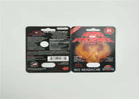 Papierkarte kundenspezifische Druckblasen-Karten-Verpackenhologramm-Folie Burro Primavera