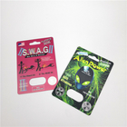 Erhöht Sexualtrieb-Blasen-Papierkarten-ausländische Energie/das Swag-Kapsel-Verpacken