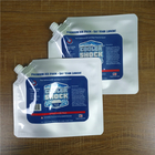 Nahrungsmittelspeicher-Gewohnheit druckte Plastiktasche-wasserdichte wiederverwendbare Kühlvorrichtungs-Eisbeutel mit Tülle/Kappe