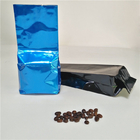 Aluminiumfolie-Seiten-Keil-Teebeutel, die Kaffee-Beutel-Heißsiegel mit Ventil verpacken