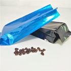 Aluminiumfolie-Seiten-Keil-Teebeutel, die Kaffee-Beutel-Heißsiegel mit Ventil verpacken