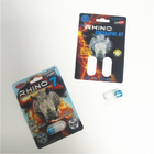 Karten-Nashorn-Behälter-Kugel-männliche sexuelle Leistung des Kunstdruckpapier-3D, die das Pillen-Verpacken erhöht