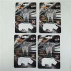 Nashorn-Zahl Karten des Blasen-Behälter-3D faltender männliche Ehancement-Nashorn-Pillen-verpackender Papierkasten