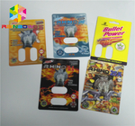 CMYK-Farbblasen-Karte, die 350 G-/Mpapier-Pillen-Produkt-Verpackungs-Kasten-Anzeige verpackt