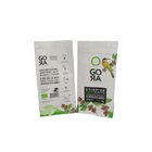 Biologisch abbaubares Reißverschluss-flache Unterseiten-Kaffee-Plastikverpacken der Nahrungsmittelverpackungs-Taschen-E mit Reißverschluss