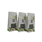 Biologisch abbaubares Reißverschluss-flache Unterseiten-Kaffee-Plastikverpacken der Nahrungsmittelverpackungs-Taschen-E mit Reißverschluss