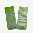 Drei Seite Siegel-Tansparent-Front-Taschen-Biokost-Verpackungs-Reißverschluss-Spitzen besonders angefertigt