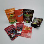 Plastik stehen oben Süßigkeits-Verpackengewohnheit der Sperren-Beutel-Tabak-Reißverschluss-Taschen-CBD gedruckt
