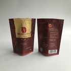 Mattfolien-Kaffee-Plastiktaschen mit Reißverschluss, die Nahrungsmittelkundenspezifisches Drucken mit Ventil verpacken