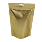 Wiederversiegelbare Plastik stehen oben Beutel-Kaffee-Verpackungs-Taschen-Goldaluminiumfolie