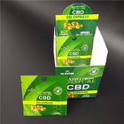 Des gummiartiger Bärn-bedecken Verpackenmännlichen geschlechts CBD Verbesserungs-Pillen das Papierkarten-Verpacken mit Blasen