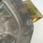 Digital, die Matte Gold Stand Up Zipper-Beutel-kleine Beweis-Plastik-Tasche für Unkräuter drucken