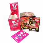 Rosa Pussycatpapierkastenkarte, die heiße stempelnde Schaukartonkarten der sinnlichen Verbesserungsblase Verpackenprägt
