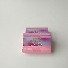 Kundenspezifisches Logo Recycled Cosmetic Contact Lenses-verpackendes Papierkasten-glatte Pillen-Wimper-rechteckiges Make-uppackpapier B