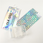 Glattes klares vorderes Druckzipverschluss-Taschenverpacken der Aluminiumfolie der Plastiktaschen der Zahnseide kundengebundenes digitales