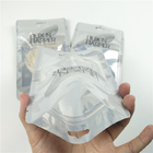 Verschluss-Taschenverpacken der glatten klaren vorderen Aluminiumfoliegewohnheit der Plastiktaschen der Zahnseide digitales Druckzip
