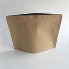 Kraftpapier-Zipverschluss-Kaffee-T-Stück Nuss-Imbiss-Tasche, die oben Druckstand verpackt
