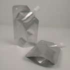 Einfache silberne Aluminiumfolie Juice Beverage Spout Pouch Packaging 100ml 150ml