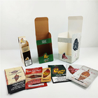 Kundenspezifische Grabba-Blatt-Zigarren-Verpackungs-wickelt verpackender Papierkasten-Zigarillo papel ein, Knospe cajas Kästen mit plast zu säubern