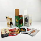 Kundenspezifische Grabba-Blatt-Zigarren-Verpackungs-wickelt verpackender Papierkasten-Zigarillo papel ein, Knospe cajas Kästen mit plast zu säubern