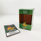 Niedriges Moq fertigte Druck-Fronto Cigar Grabba Leaf Kraft-Papierkästen für das Blatt-Verpacken besonders an