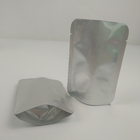 Kundenspezifischer klarer silberner Aluminiumfolie-Beutel-Heißsiegel-Aluminiumfolie-silberner Plastik-Nahrungsmittelspeicher-Verpackentasche mit Riss-Kerbe