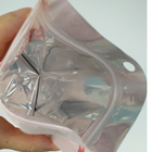 Taschen mit klarer Großhandelsgeruch-Beweis-Nahrungsmittelspeicher-wiederversiegelbaren Plastik-Aluminiumtaschen vereiteln Stand herauf Beutel mit klarem Fenster