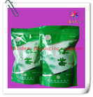 Unterer verpackende Keil-mit Reißverschluss Plastiktasche, grüner Tee-Verpackentasche