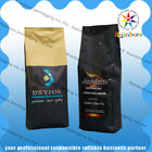Stehen Sie oben Kaffee-/Tee-Kunststoffgehäuse-Taschen-Seitenkeil-kundenspezifisches Drucken mit Ventil