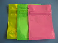 Die biologisch abbaubare verpackende Folien-Oxotasche, bereiten bunte Plastik-Nahrungsmitteltaschen mit Reißverschluss auf
