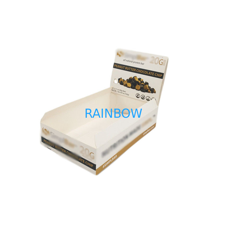 Voller Druckpapier-Kasten, der kundenspezifische Pappzähler-Ausstellungsstand-UVbeschichtung verpackt