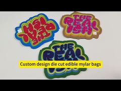 Individuell bedruckter, widerstandsfähiger Ziplock-Beutel 3,5 g, geruchsdicht, kindersicher, essbare Mylar-Tüte