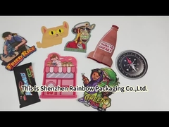 Kundenspezifische 3,5g Stanzform Sonderform Wiederverschließbarer Reißverschluss Kindersichere Snack-Mylar-Tüte