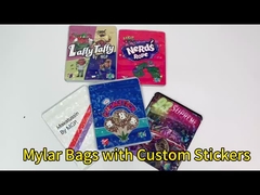 Individuell bedruckte 3,5g Mylar-Beutel mit Logo