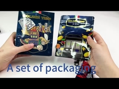 Individuell bedruckte 3,5g 7g Mylar-Reißverschlussbeutel