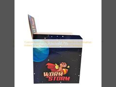 Individuelle Einzelhandels-Display-Faltschachtel aus 3,5g Papier für Frühstück, Instant-Trockenfrüchte, Nuss- und Getreide-Müsli-Lebensmittelverpackung