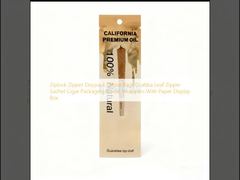 Ziplock Zipper Doypack Plastic Bags Grabba Leaf Zipper Sachet Cigar Packaging Plastic Wrappers With Paper Display Box