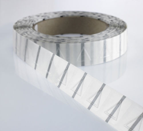 Recyclebarer klarer Dreieck-Psychiaters-Ärmel beschriftet Tastwarnung für Blindman/Aufkleber