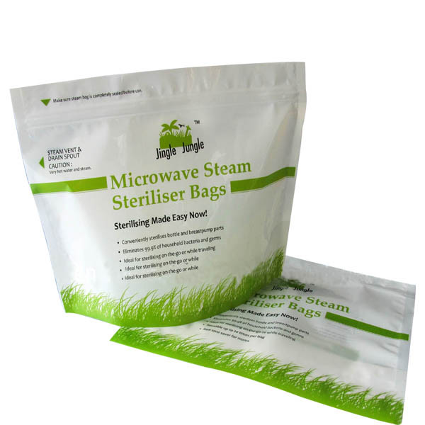 Kundengebundene Aluminiumfolie lamellierte Taschen-/Nahrungsmittelgrad-wiederversiegelbaren Vakuummikrowellen-Beutel