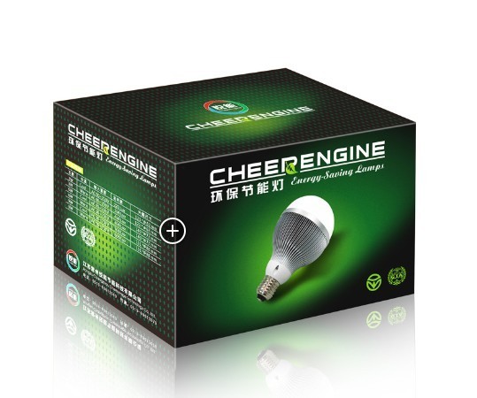 Umweltfreundlicher geführter Glühlampe-Papierverpackenkasten mit Gewohnheit Drucklogo