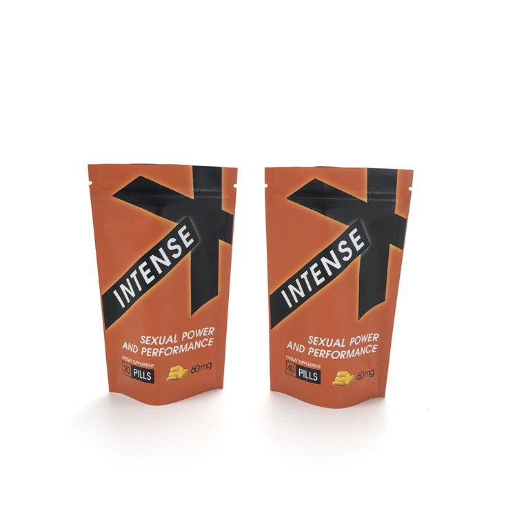 Kundengebundenes CBD sackt Stand herauf Paket Doypack Matte Aluminum Foil Baggies Food ein