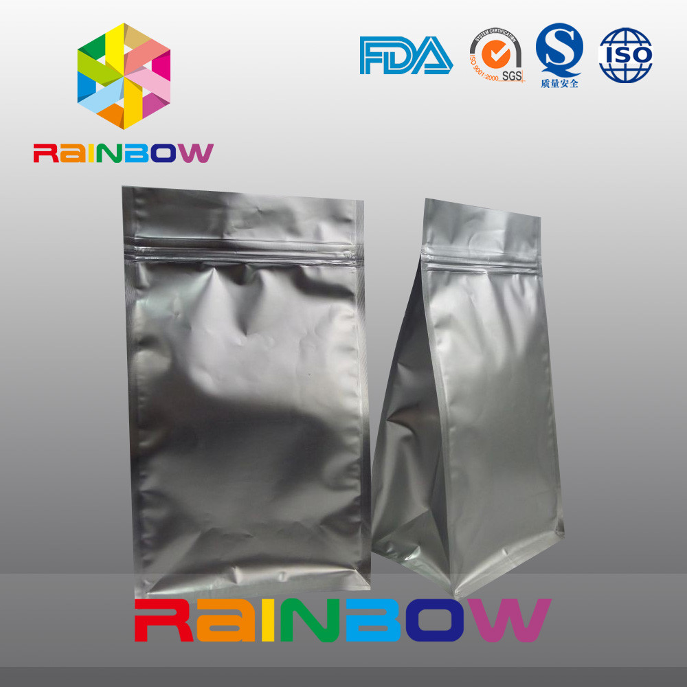 Des Seitensackt verpackender unterer Keil dichtungs-Kaffees Matt-Schwarzen 8 Reißverschluss ein