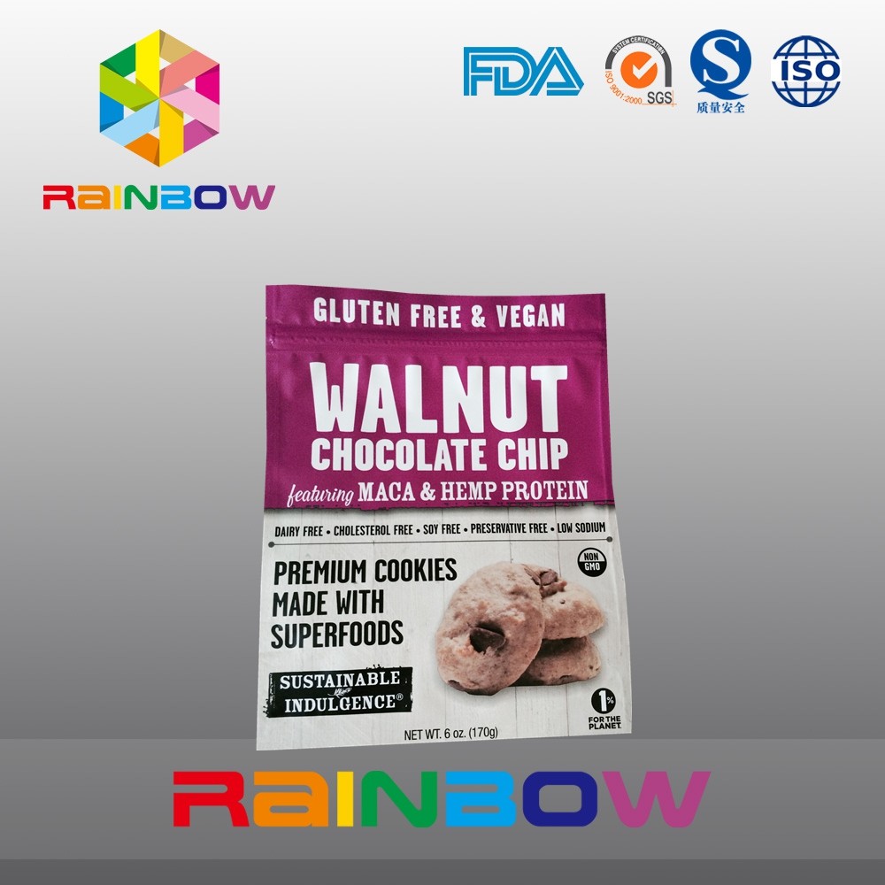 Weiche Oberflächenplastikbeutel-Verpackenplätzchen Doypack-Reißverschluss-Matttaschen