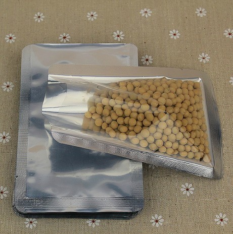 Flacher ungedruckter Aluminiumfolie-Beutel, der für Mehl/Samen Chia verpacken Tasche verpackt