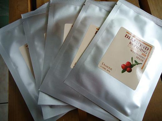 Gesichtsmasken-Beutel-Aluminiumfolie-kosmetische Paket-Tasche kundengebundener Entwurf