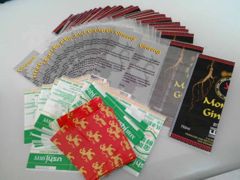 Handanwendungs-Psychiaters-Ärmel-Aufkleber für das Kokosnuss-Wasser-Flaschen-Verpacken