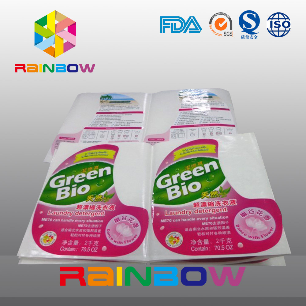 Wasserdichter Plastikflaschen-Aufkleber-selbstklebende Psychiaters-Ärmel-Aufkleber für flüssiges Reinigungsmittel-Flaschen