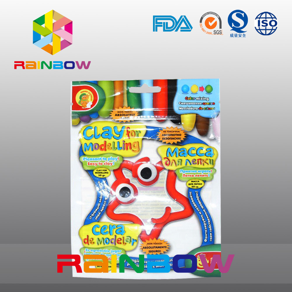 Kundenspezifisches Logo Coloful drei Plastikbeutel des Seitendichtungs-freien Raumes, die für Süßigkeit/Snack-Food verpacken